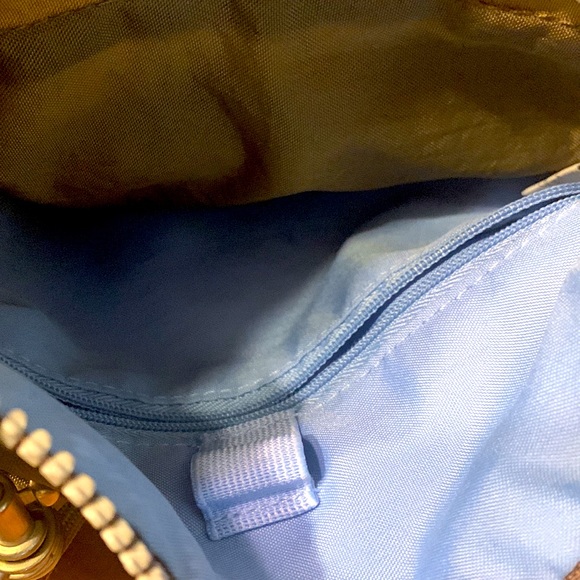 Baggallini Crossbody light brown brushed nickel hardware 4 pockets - Picture 6 of 14